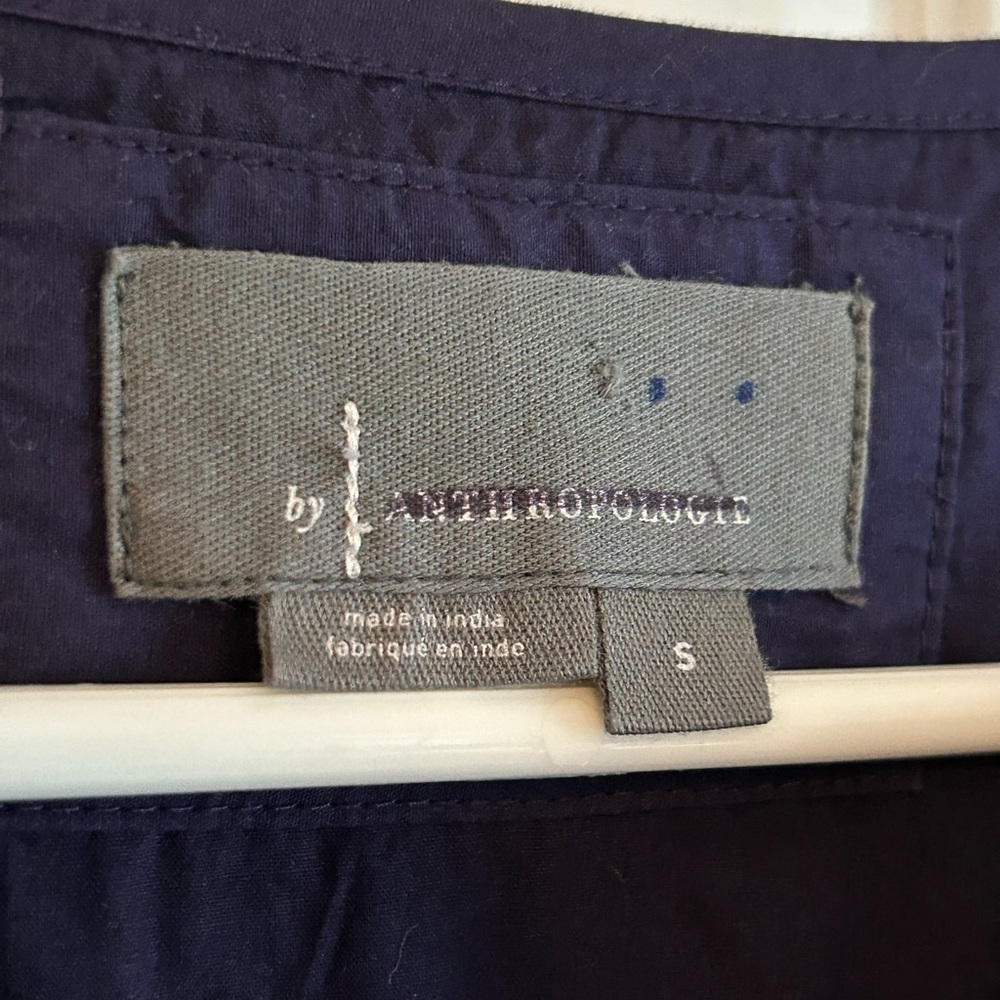 Anthropologie Navy Blue Somerset Sundress - Picture 6 of 8